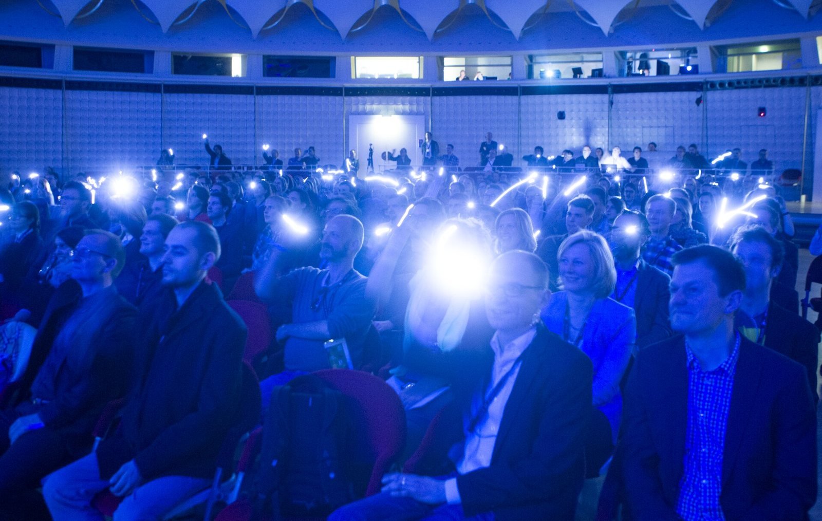 A conference audience