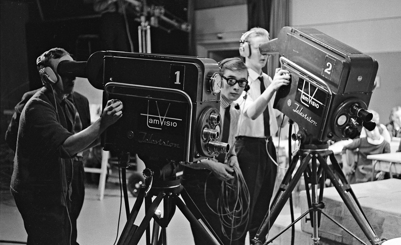 A television studio set
